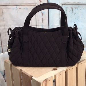 Vera Bradley Quilted Brown Purse